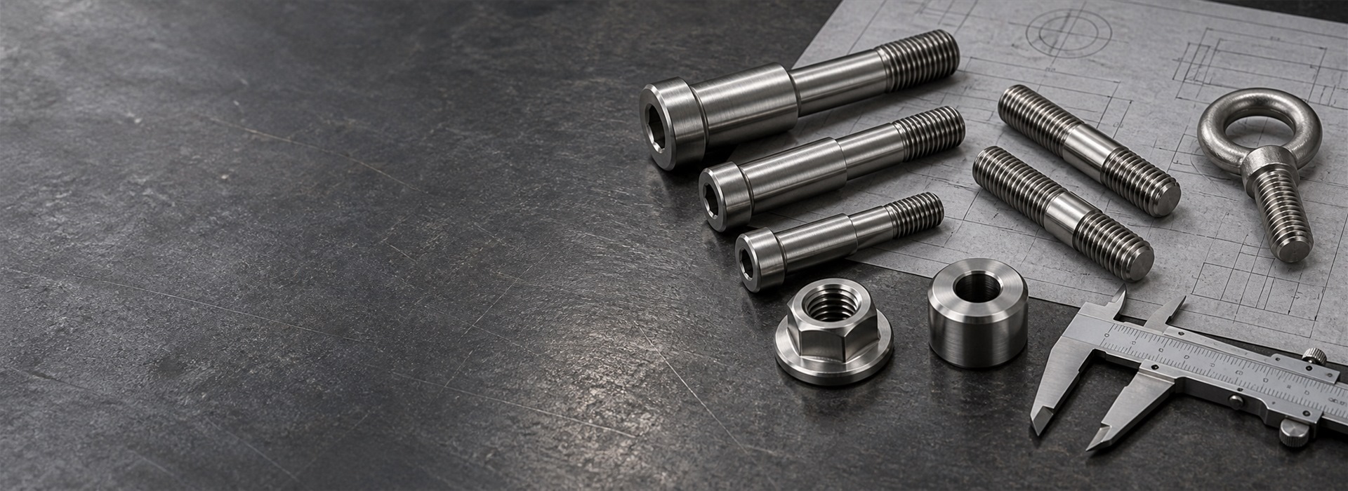 Custom engineered special fasteners produced to customer drawings