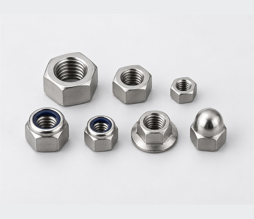 Stainless steel flange nuts