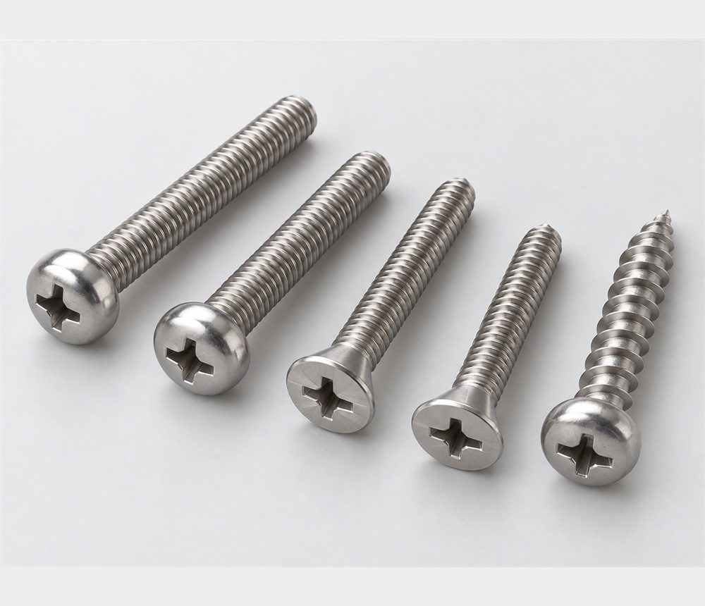 Stainless steel self-tapping screws