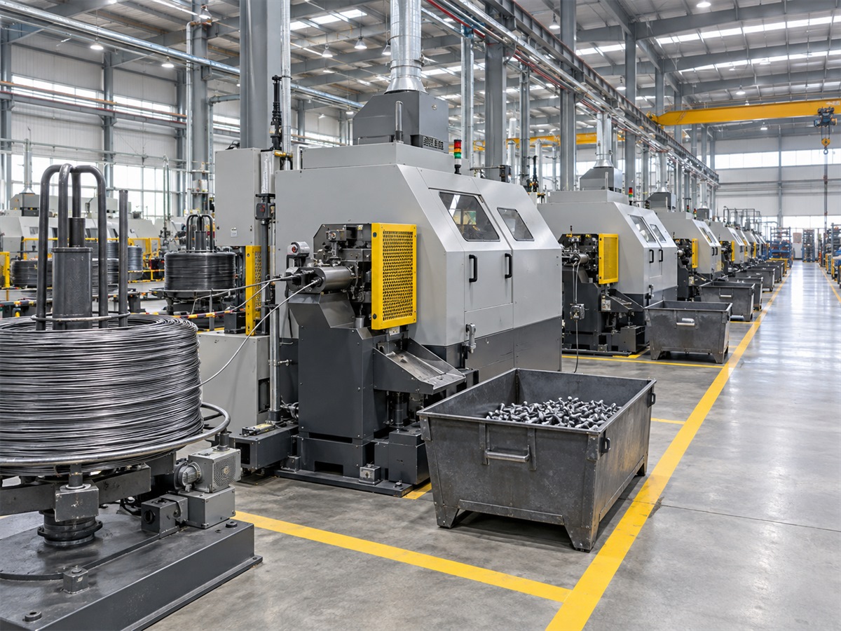 Cold forging manufacturing line